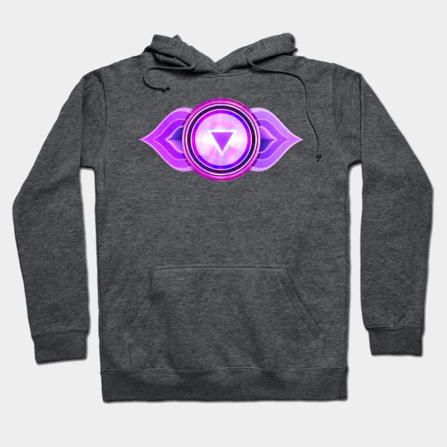 Third Eye Chakra, Anja Hoodie by KJ PhotoWorks & Design